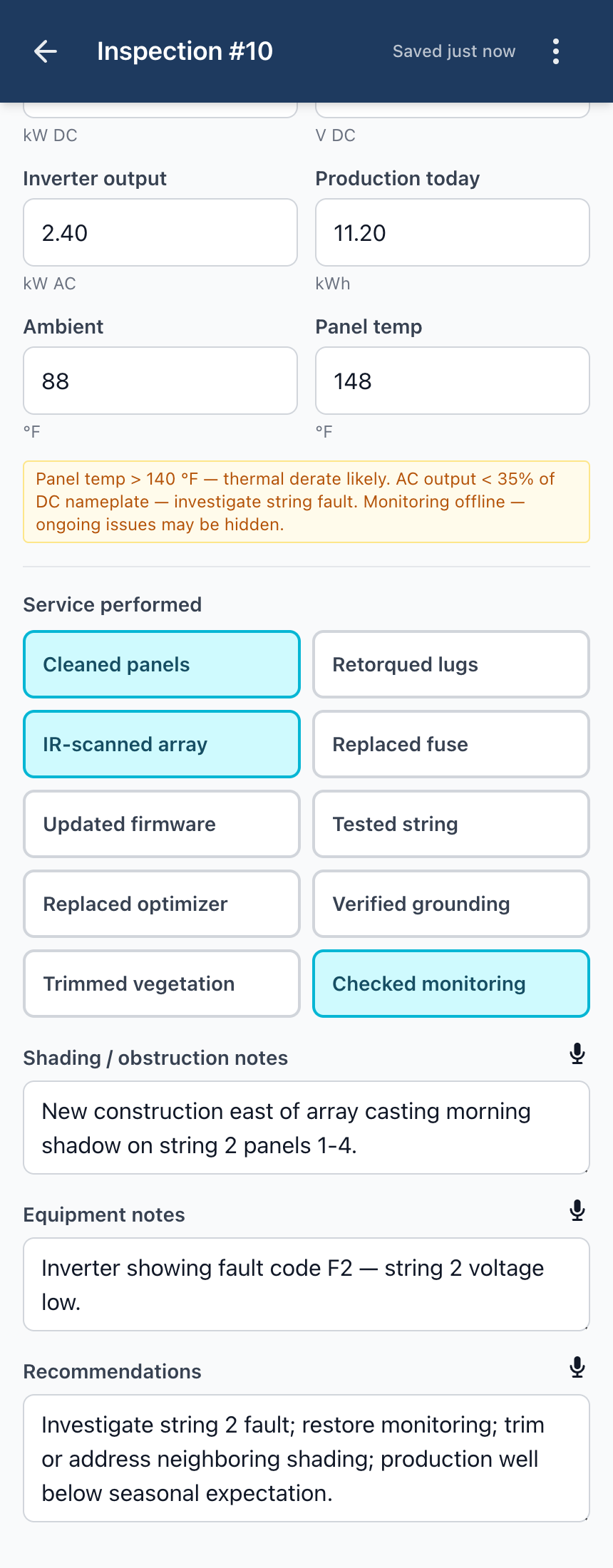 Solar editor — screen 3.